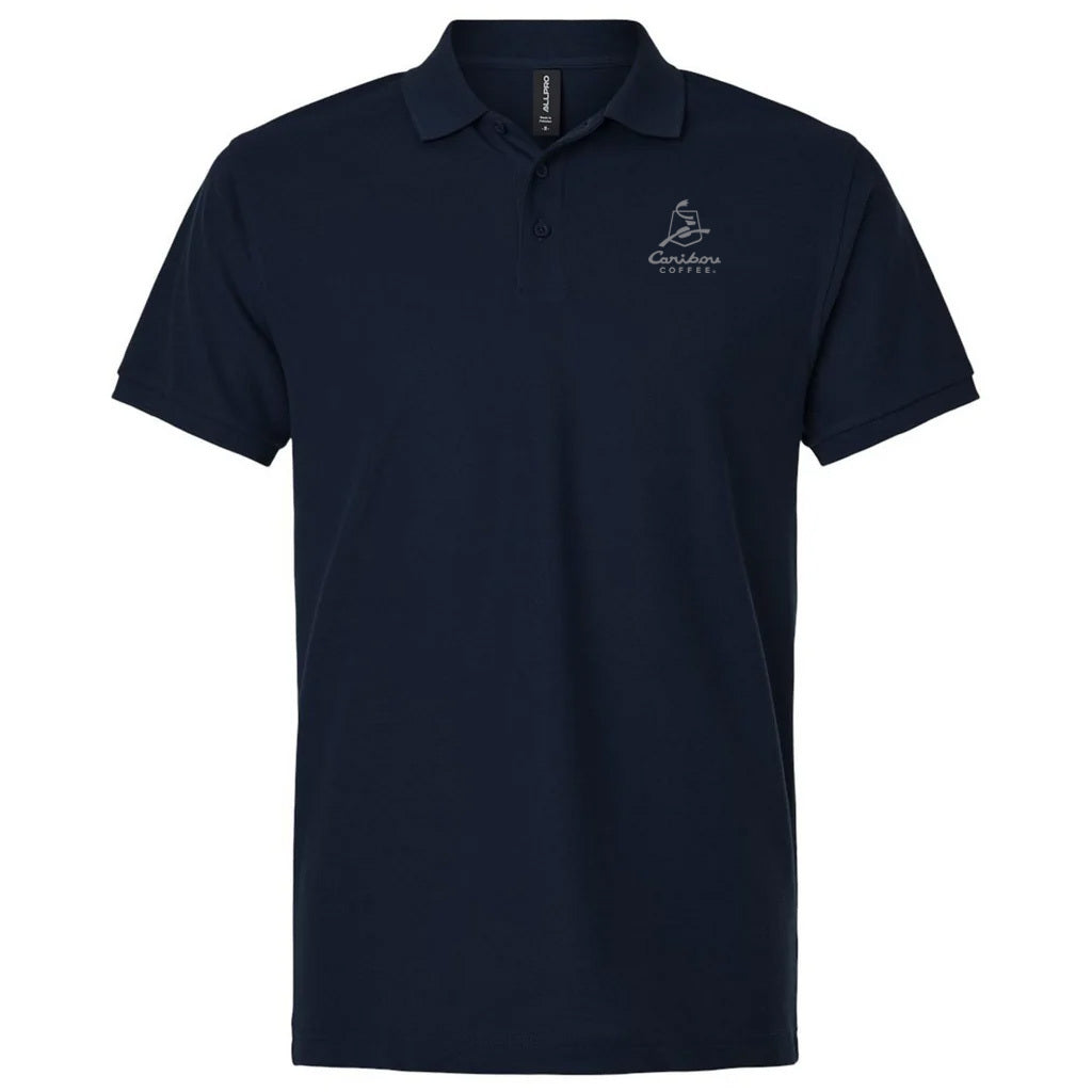 AllPro Men's Navy Pique Polo
