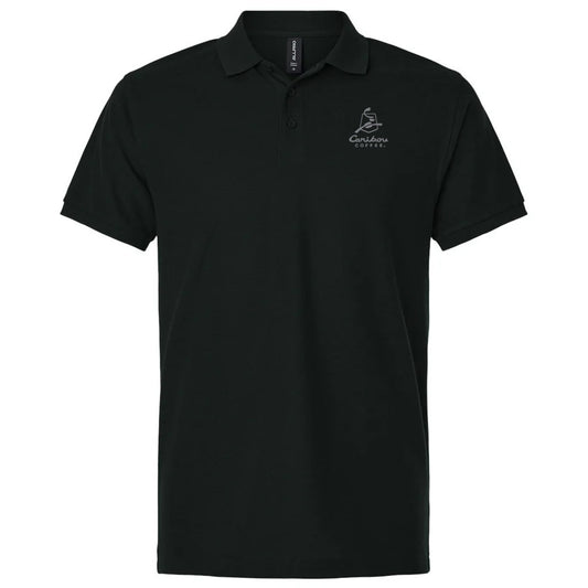 AllPro Men's Black Pique Polo