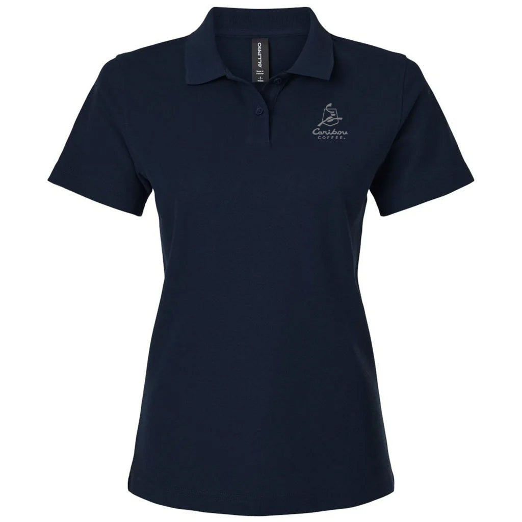 AllPro Women's Navy Pique Polo