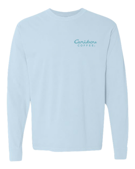 Caribou Comfort Colors Men's Chambray 6.1 Oz. Long-Sleeve T-Shirt