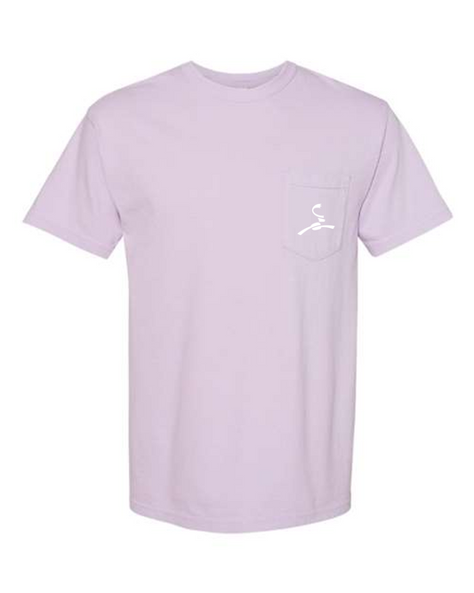 Comfort Colors Unisex Orchid Garment-Dyed Heavyweight Pocket T-Shirt