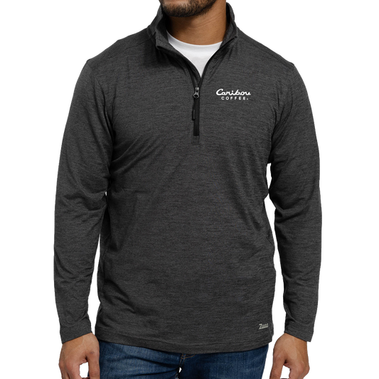 Zusa Men's Charcoal Heather Brisk Quarter Zip