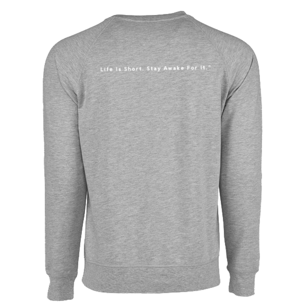 Next Level Heather Gray Unisex French Terry Raglan Crew