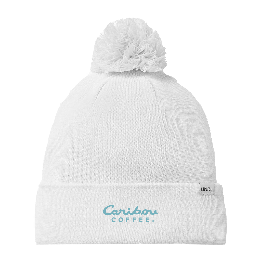 UNRL Unisex White Elite Winter Knit Beanie