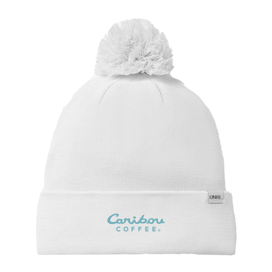 UNRL Unisex White Elite Winter Knit Beanie