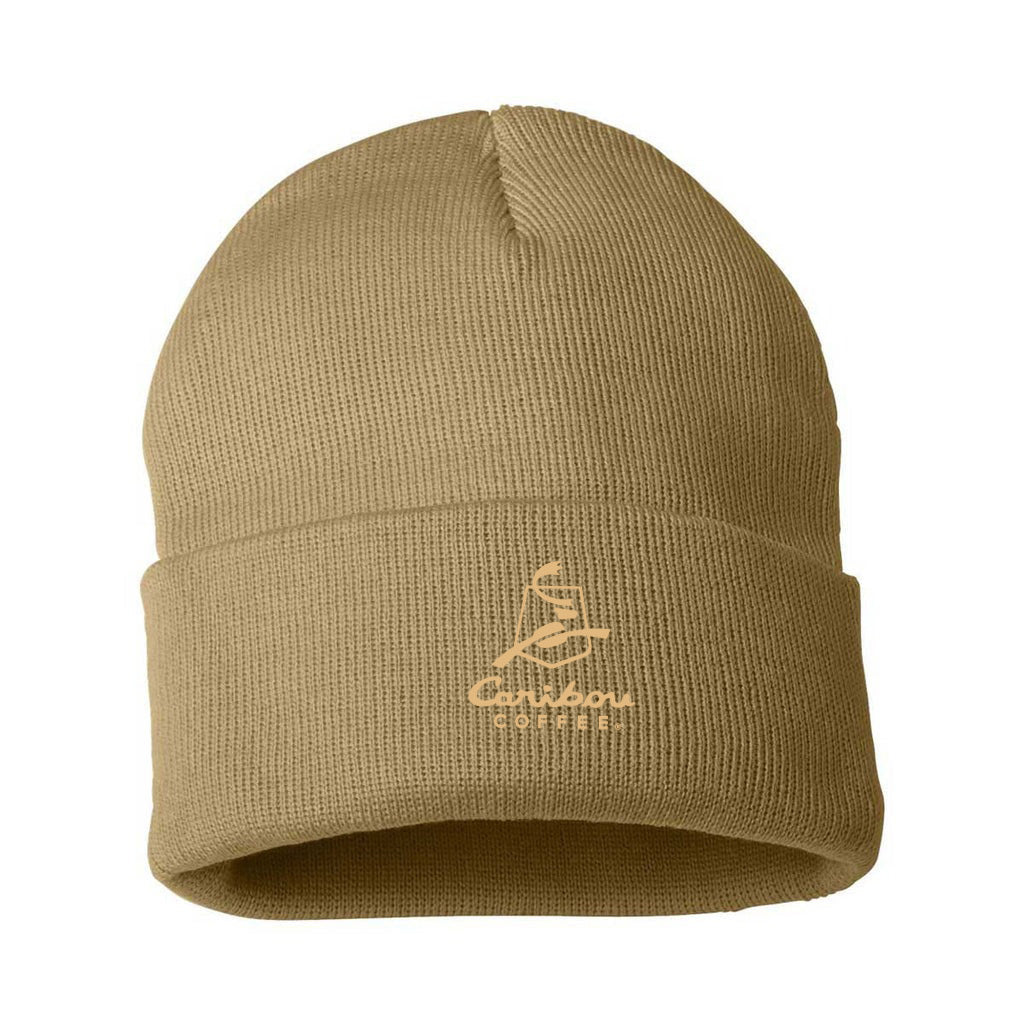 Sportsman Camel 12" Knit Beanie