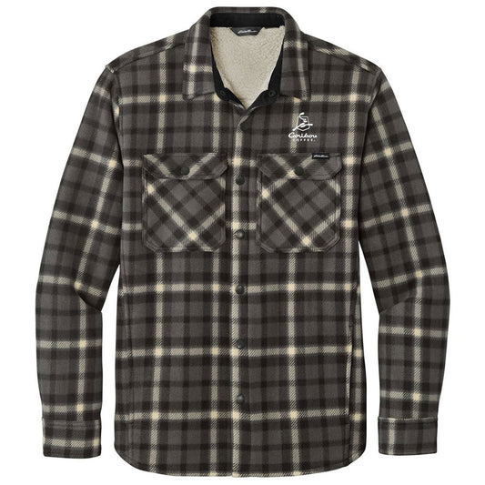 Eddie Bauer Men's Grey Steel/ Bone Woodland Shirt Jacket