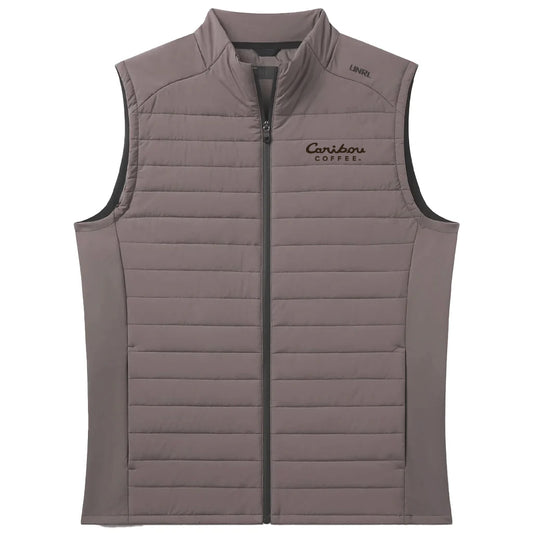 UNRL Men's Dark Taupe Vancouver Quilted Vest