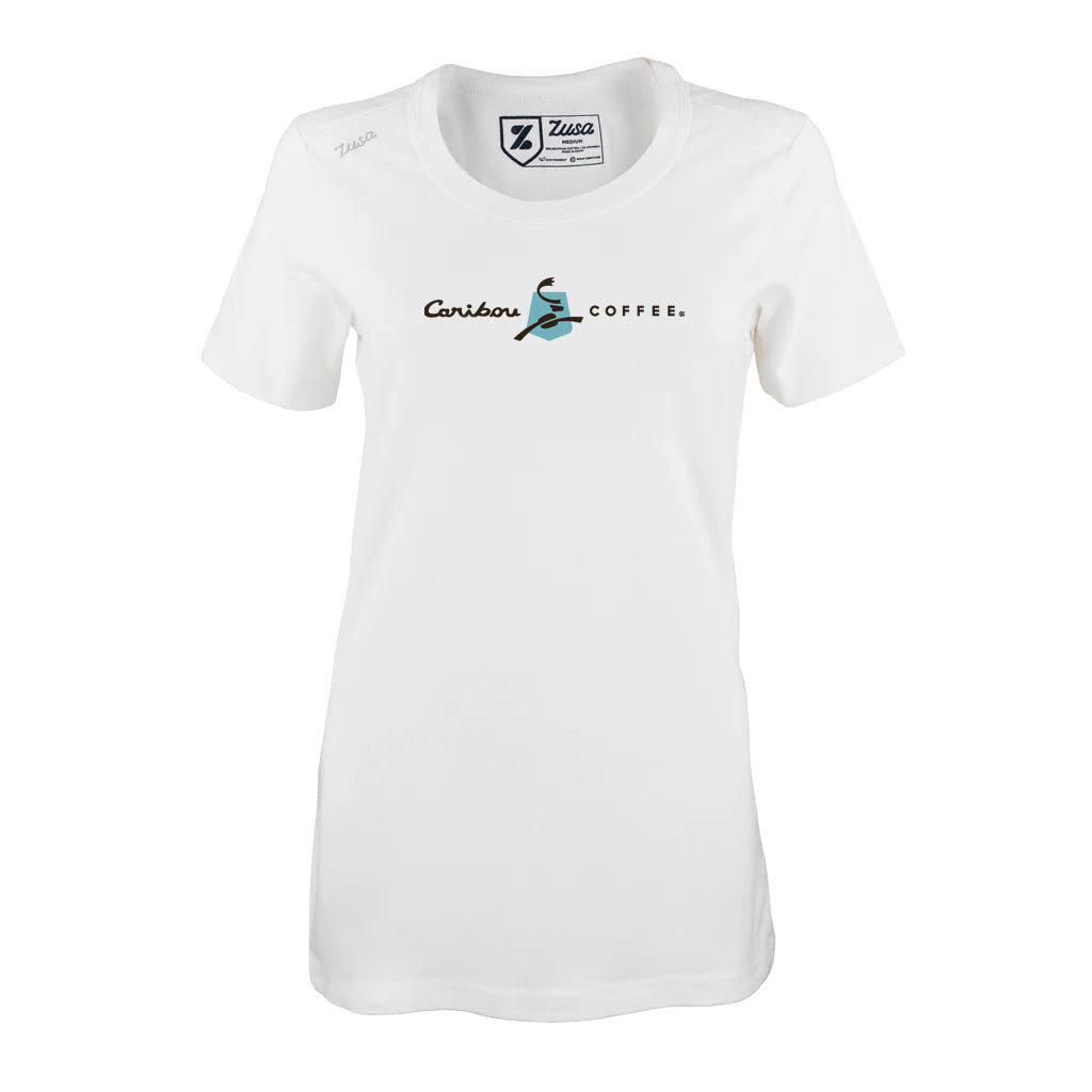 Zusa Women's White Peachy Tee