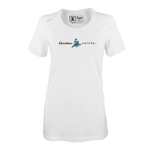 Zusa Women's White Peachy Tee