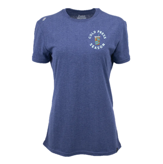 Zusa Women's True Navy Heather Cold Press Tee